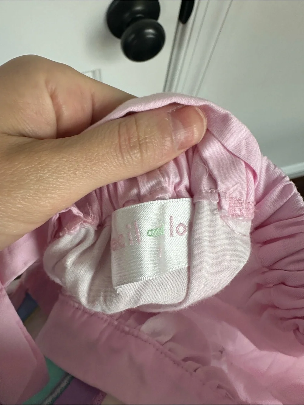 Cecil and Lou pink rainbow dress size 7 EUC